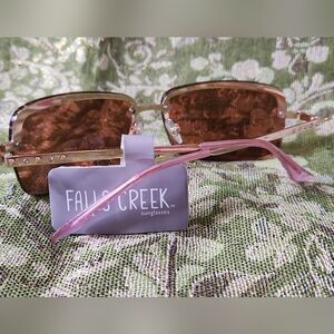 Falls Creek Gold and Brown Sunglasses